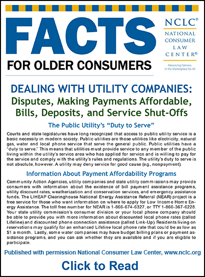 Facts for Older Consumers Thumbnail Click to Read