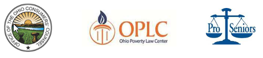 OCC Logo Ohio Poverty Law Center Logo Pro Seniors Logo