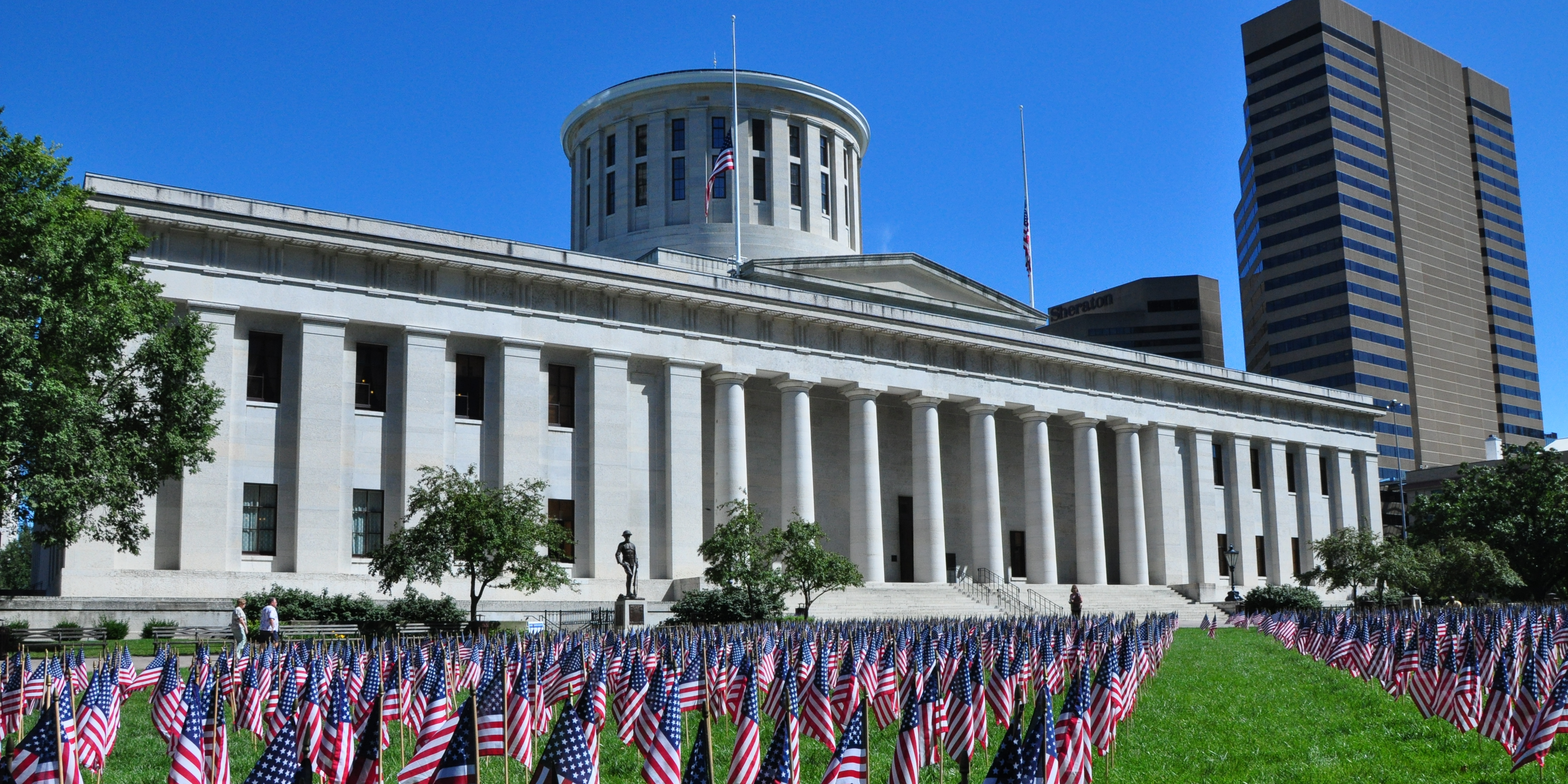 The Ohio State House Lawn